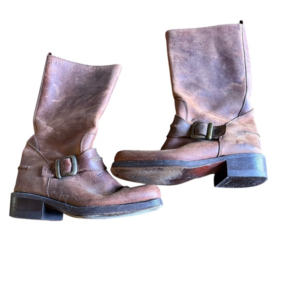 Roots Canada Leather Engineer Boots – Size 38 (Women’s 7.5–8) - Picture 2 of 6